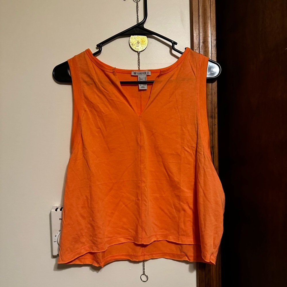 FOREVER 21 | orange tank top